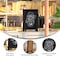 Flash Furniture Black Magnetic Table/Hanging Chalkboards, 10PK 10-HFKHD-GDIS-CRE8-222315-GG - alternate 3
